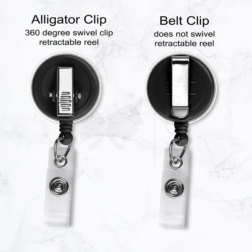 #CNA Life Badge | Medical Black Badge Reel Holder