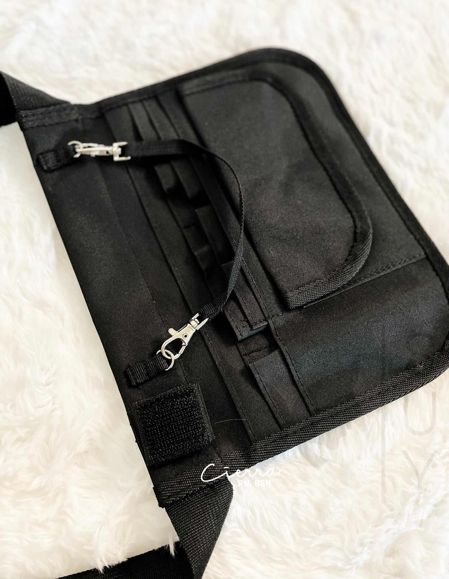 Customized Gift | Black Medical Organizer Waist Belt for Professionals