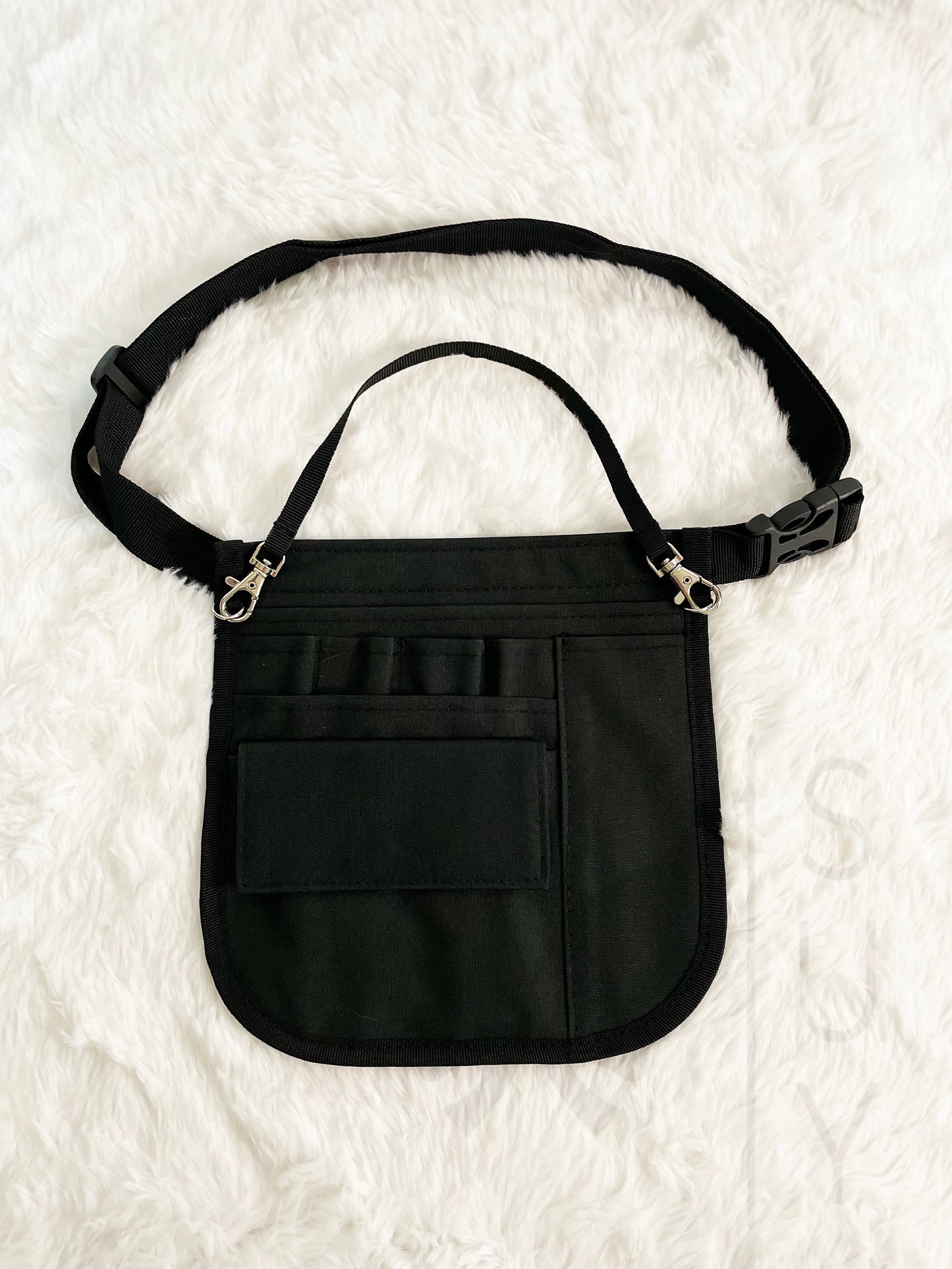 Personalized | Black Waist Organizer Fanny Pack