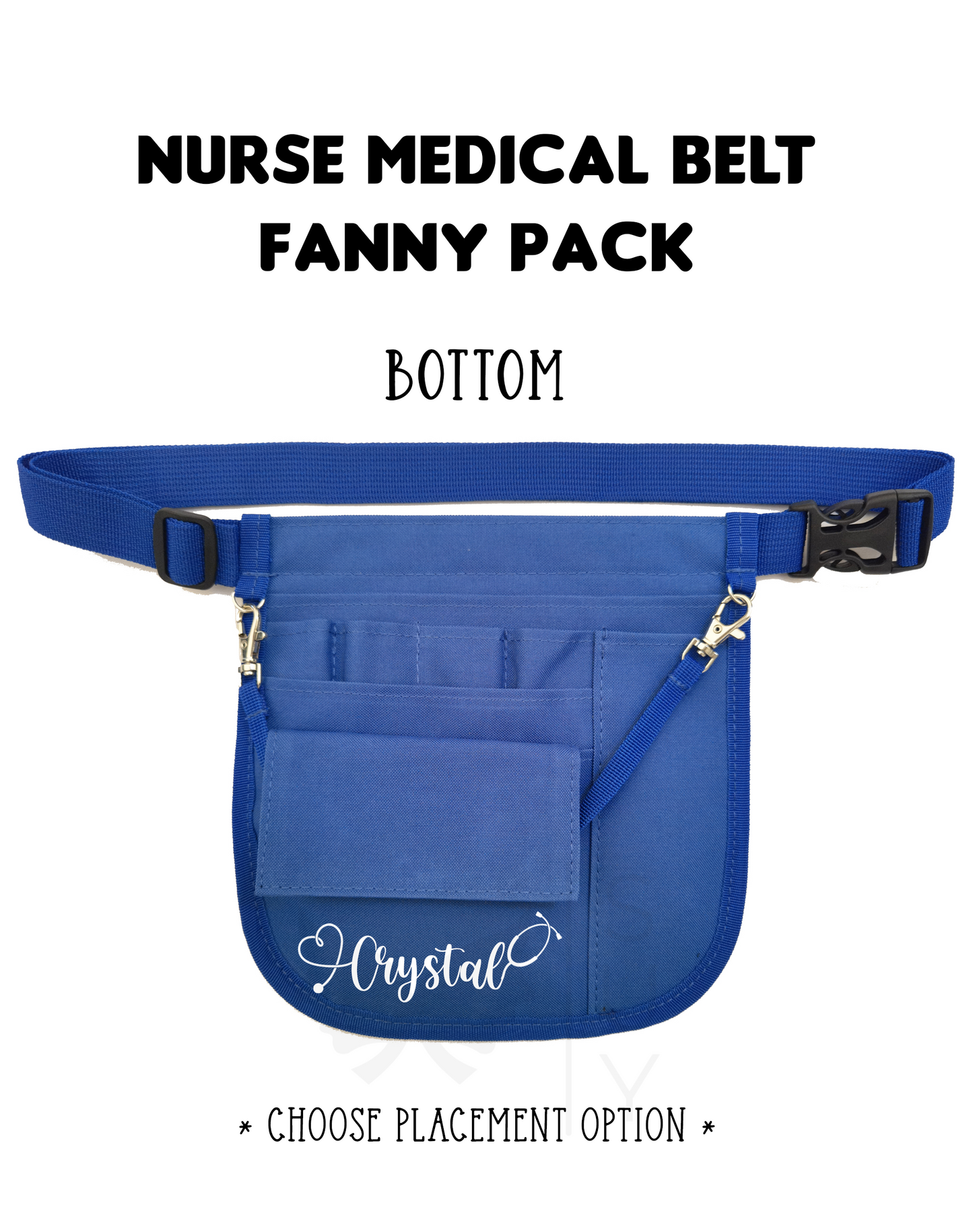 Personalized | Dark Blue Waist Organizer Fanny Pack