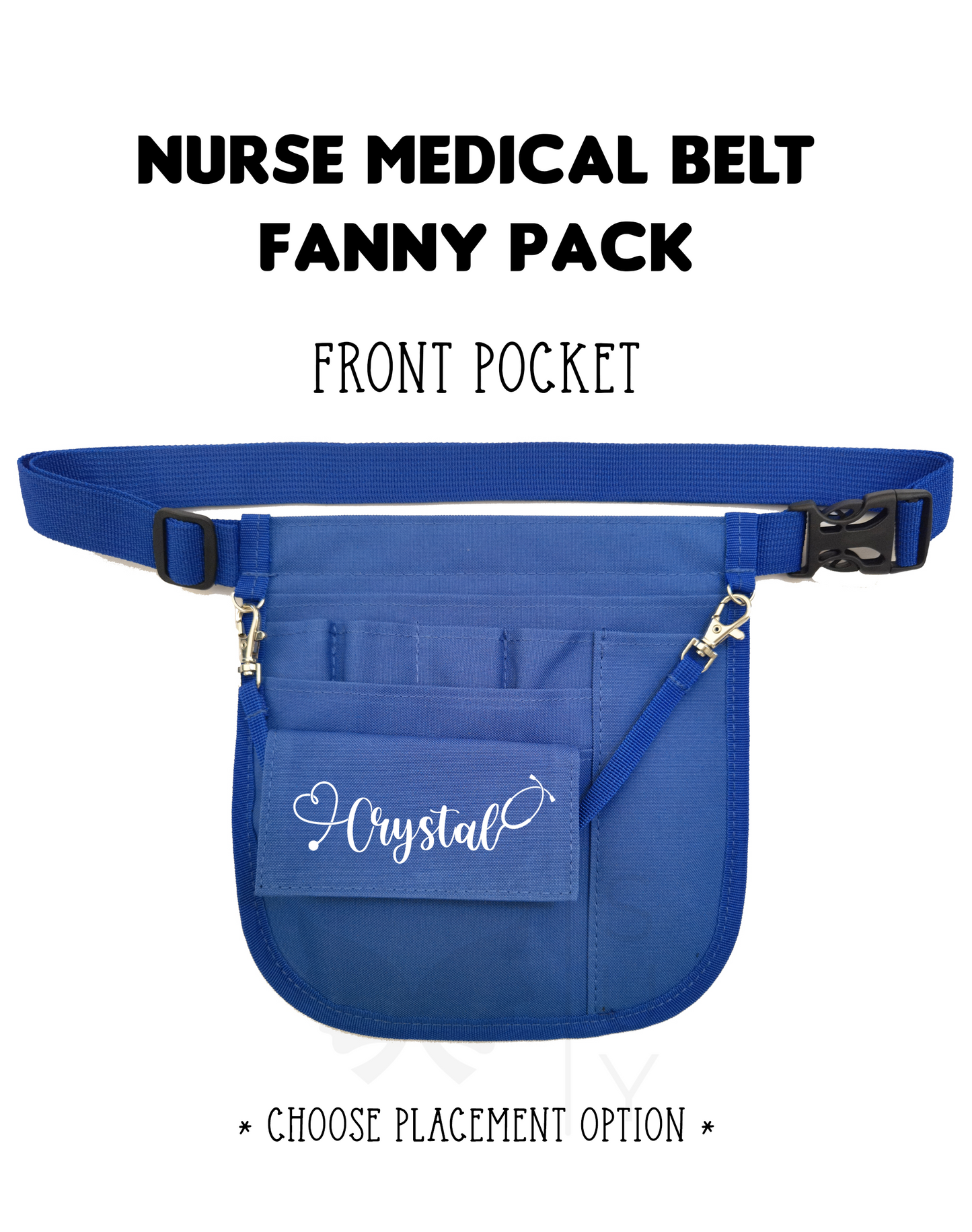 Personalized | Dark Blue Waist Organizer Fanny Pack