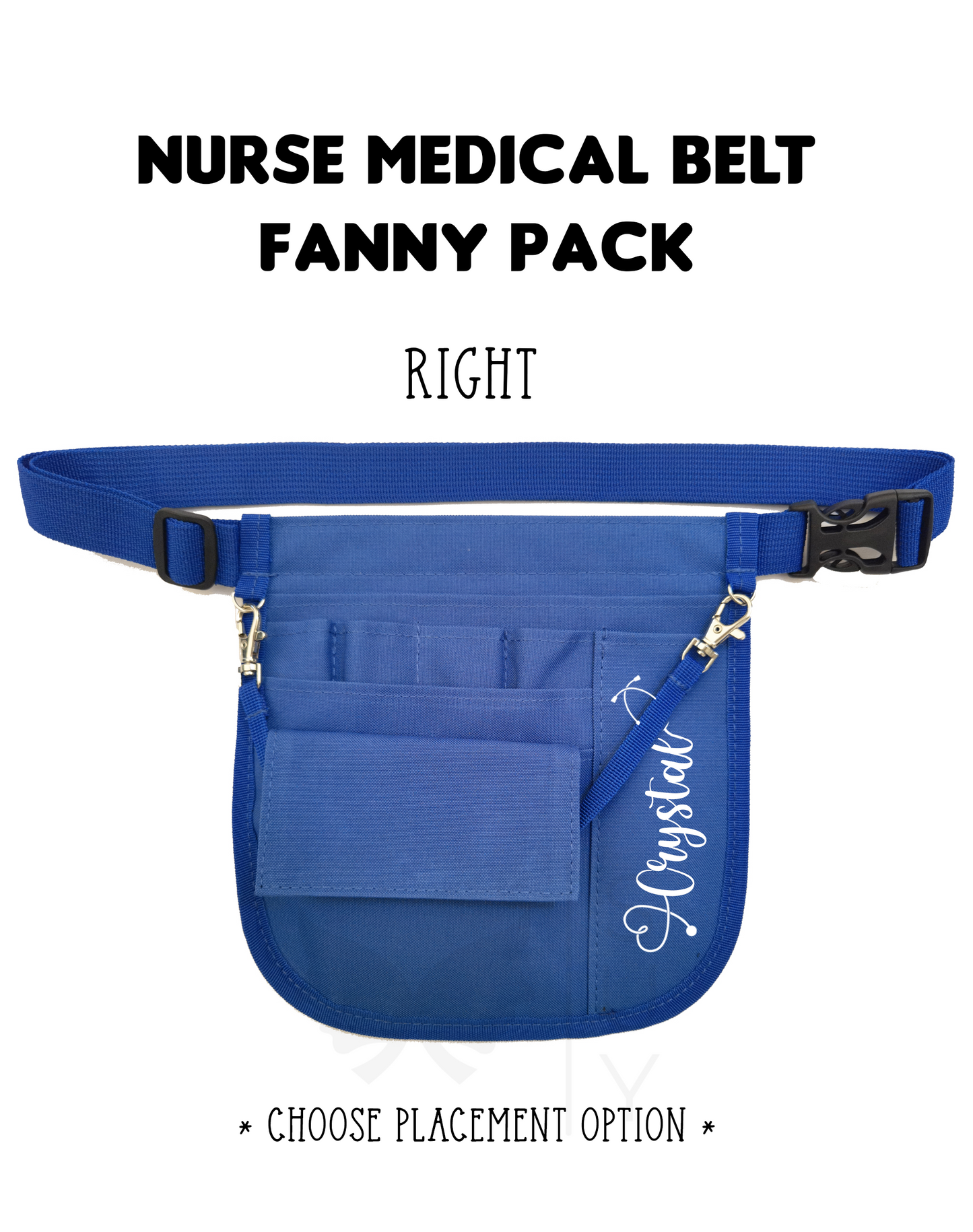 Personalized | Dark Blue Waist Organizer Fanny Pack