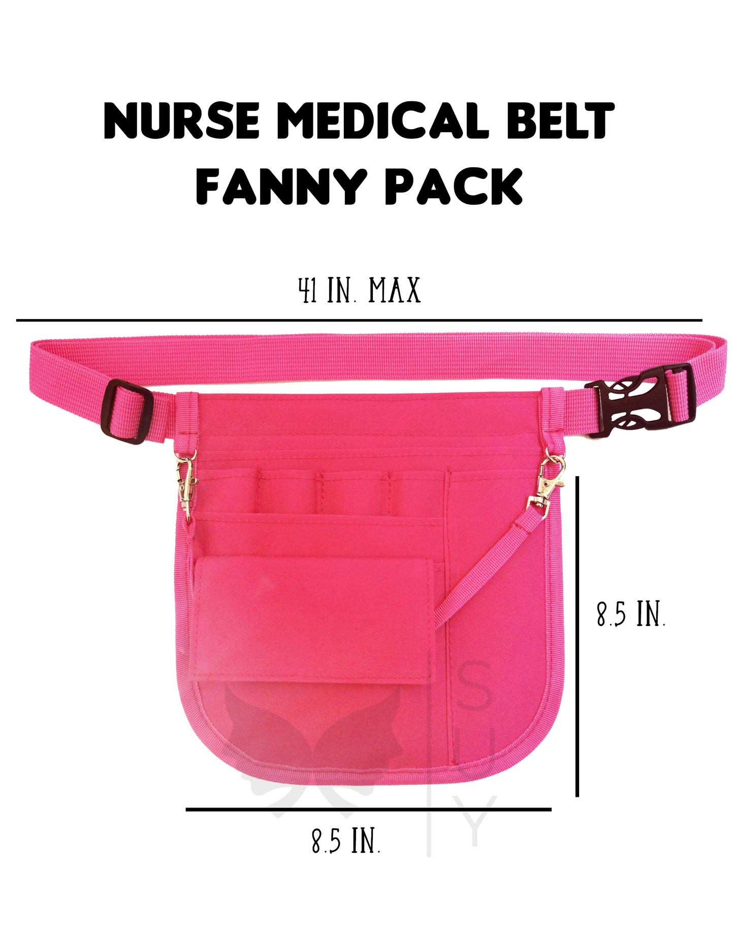 Personalized | Hot Pink Waist Organizer Fanny Pack