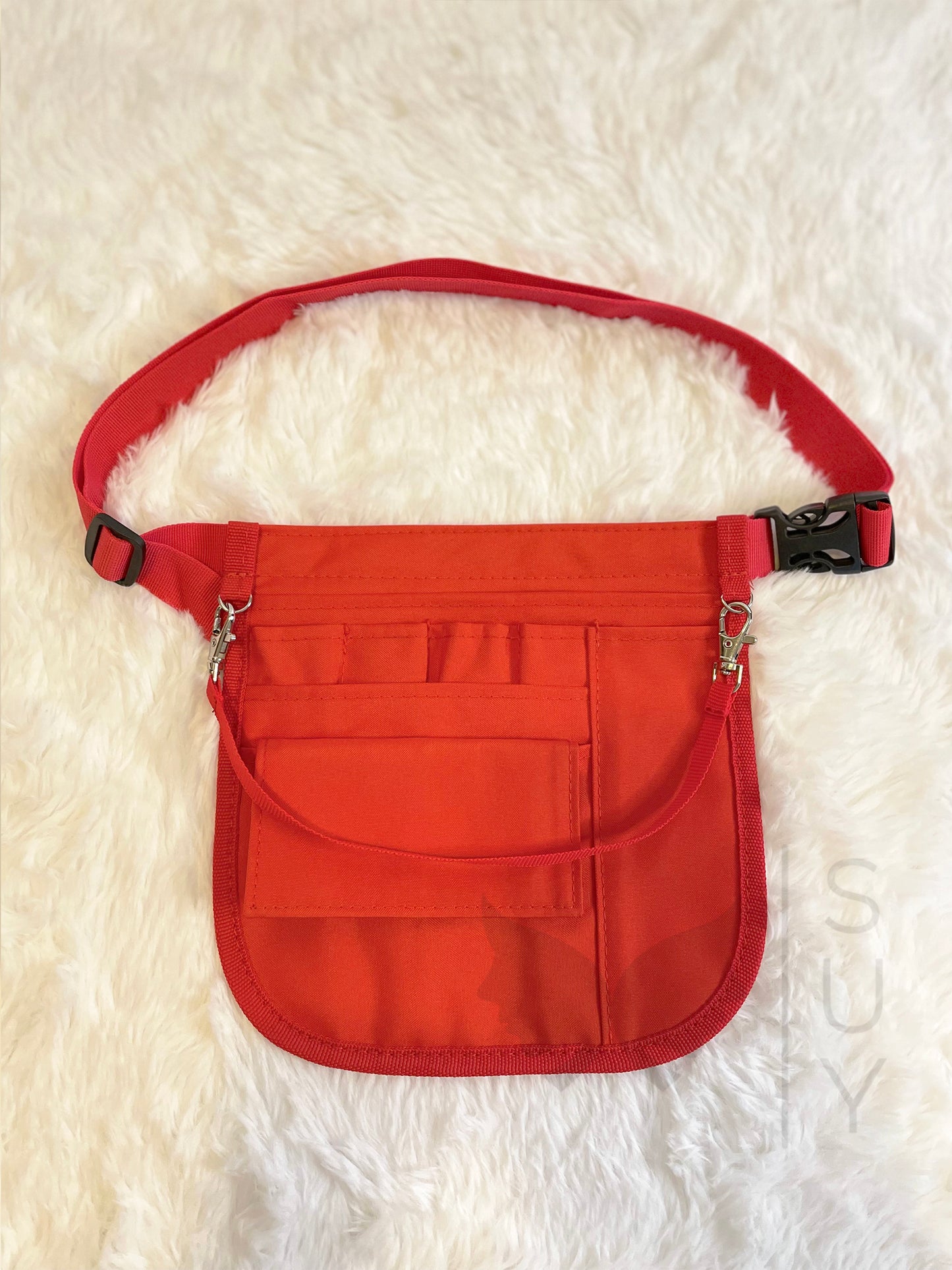 Personalized | Red Waist Organizer Fanny Pack