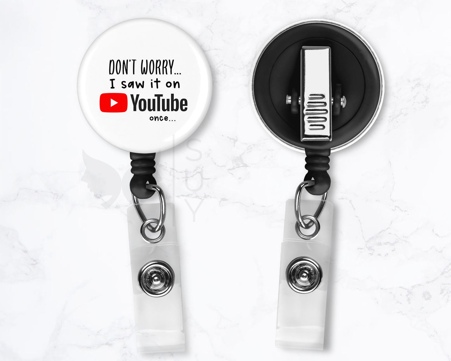 I Saw it on YouTube Once | Funny Medical Badge Holder