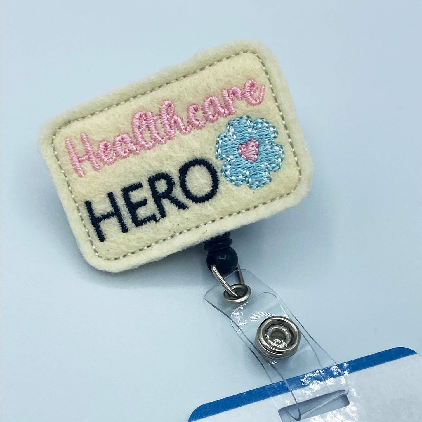 Retractable Badge Holder Reel - Healthcare Hero