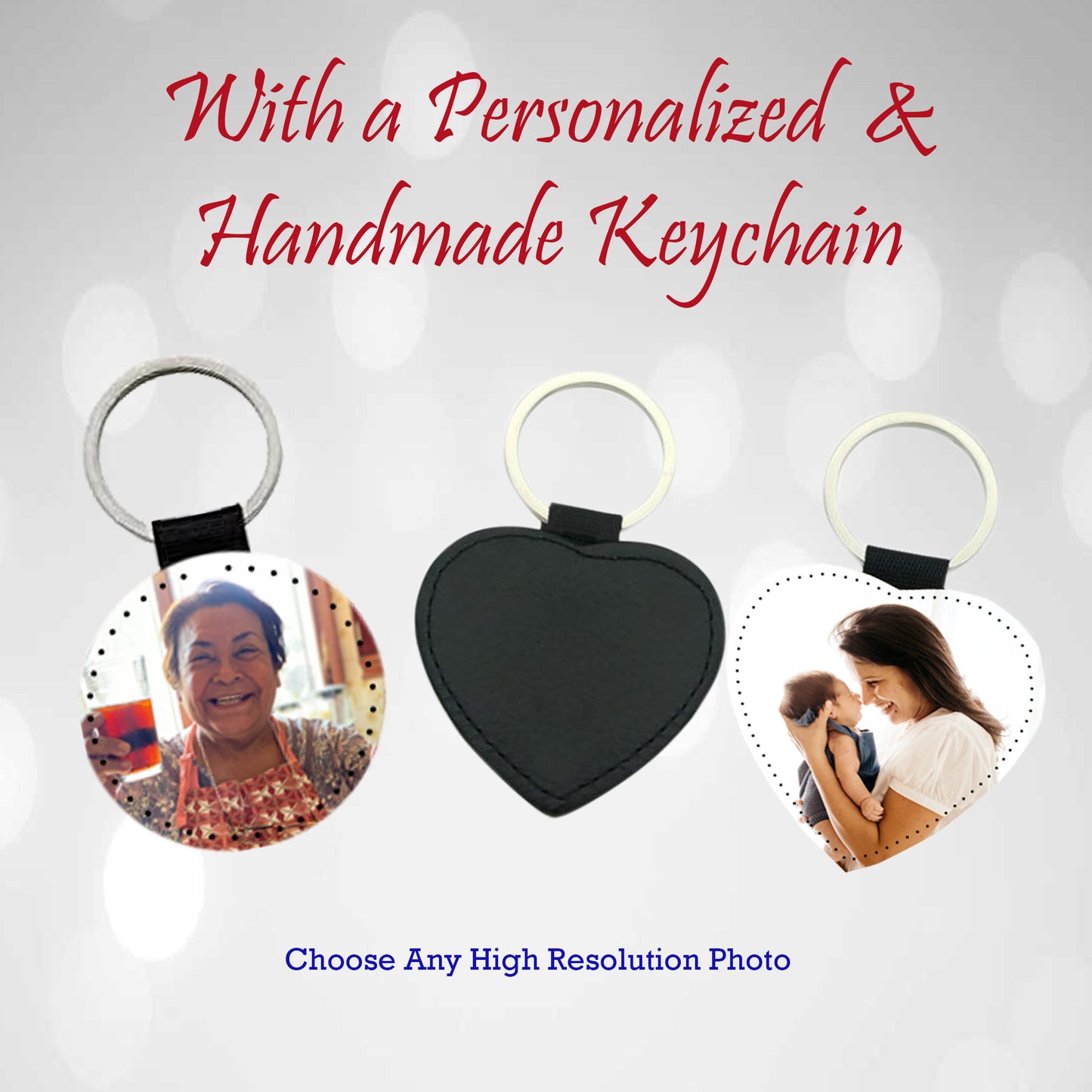 Custom Photo Key Chain