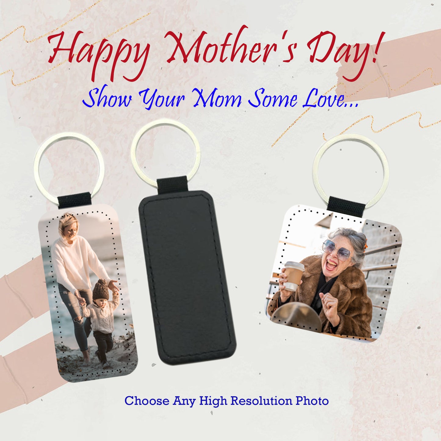 Custom Photo Key Chain