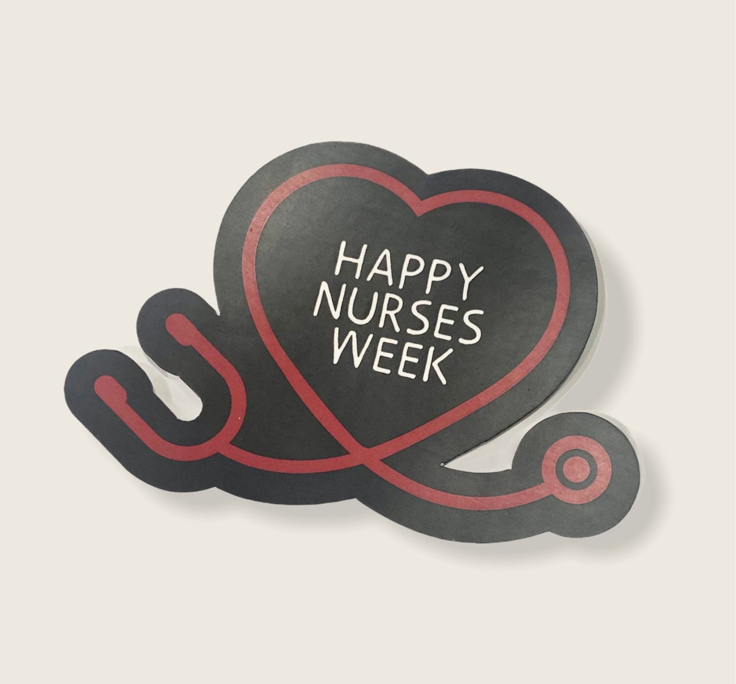 Happy Nurses Week - Nurse Vinyl Sticker | Glossy Decal Sticker